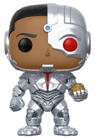 Figurine Funko Pop Justice League [DC] #212 Cyborg - Avec Mother Box