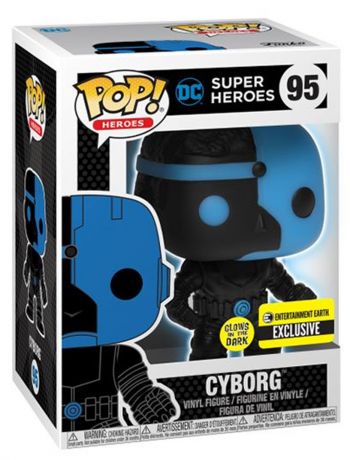 Figurine Funko Pop DC Super-Héros #95 Cyborg Glow in the dark