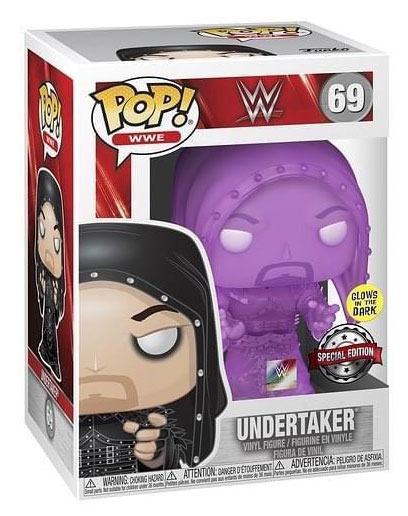 Figurine Pop  WWE 69 pas  ch re Undertaker Glow  in the Dark 