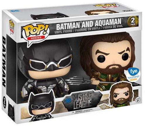 Figurine Funko Pop Justice League [DC] Batman & Aquaman - 2 Pack