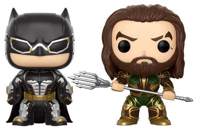 Figurine Funko Pop Justice League [DC] Batman & Aquaman - 2 Pack