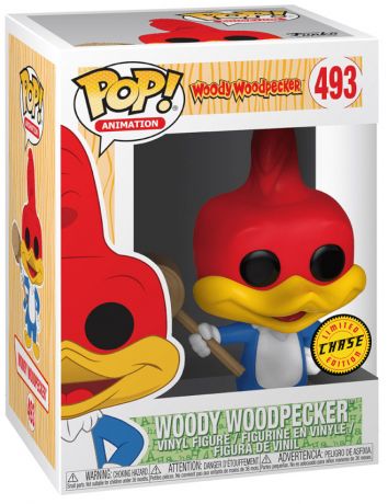 Figurine Funko Pop Walter Lantz Productions #487 Woody Woodpecker avec maillet [Chase]