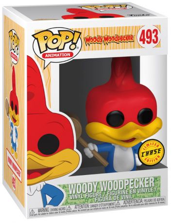 Figurine Funko Pop Walter Lantz Productions #493 Woody Woodpecker avec maillet [Chase]