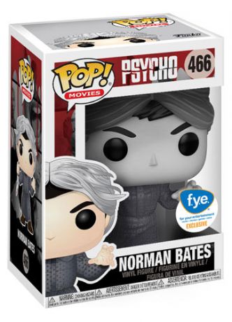 Figurine Funko Pop Psycho #466 Norman Bates noir et blanc