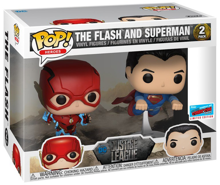 Funko pop sales flash and superman