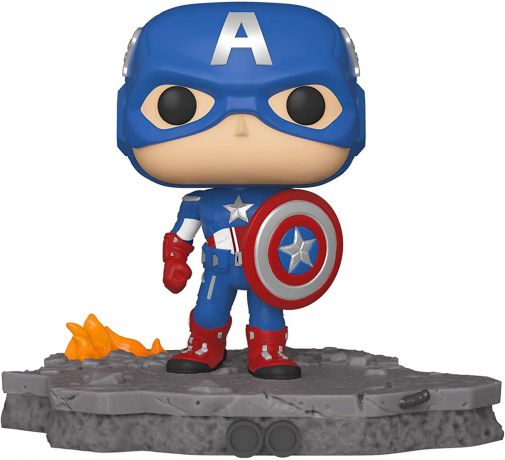 Figurine Funko Pop Avengers [Marvel] #589 Avengers Assemble Capitaine America