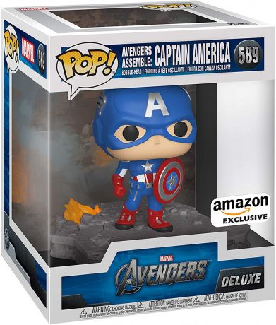 Figurine Funko Pop Avengers [Marvel] #589 Avengers Assemble Capitaine America