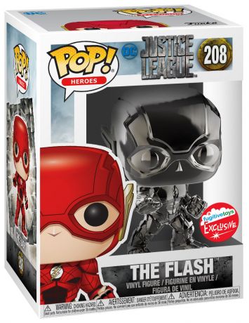 Figurine Funko Pop Justice League [DC] #208 Flash - Chome Noir