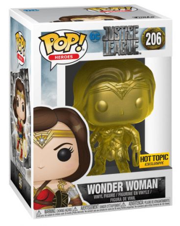 Figurine Funko Pop Justice League [DC] #206 Wonder Woman - Or