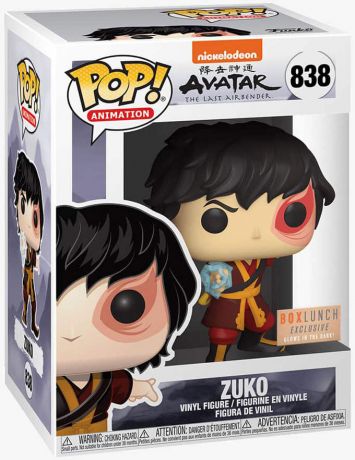 Figurine Funko Pop Avatar: le dernier maître de l'air #838 Zuko [Glow in the Dark]