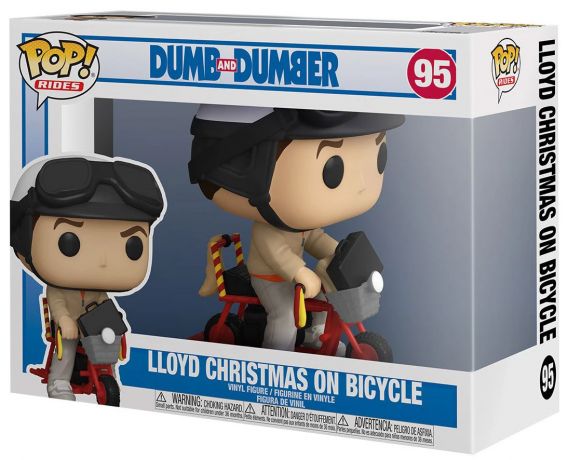 Figurine Funko Pop Dumb et Dumber #95 Lloyd avec vélo