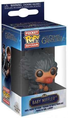 Figurine Funko Pop Les Crimes de Grindelwald Bébé Niffleur - Charbon - Porte-clés