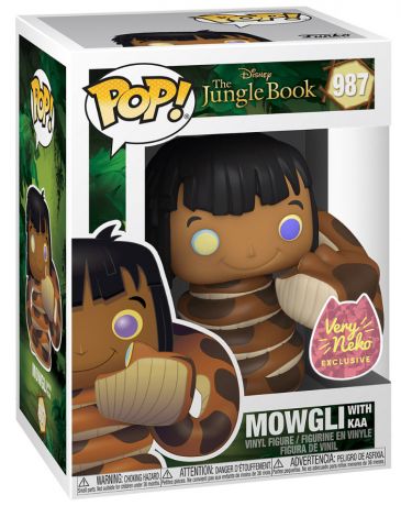 Figurine Funko Pop Le Livre de la Jungle [Disney] #987 Mowgli avec Kaa