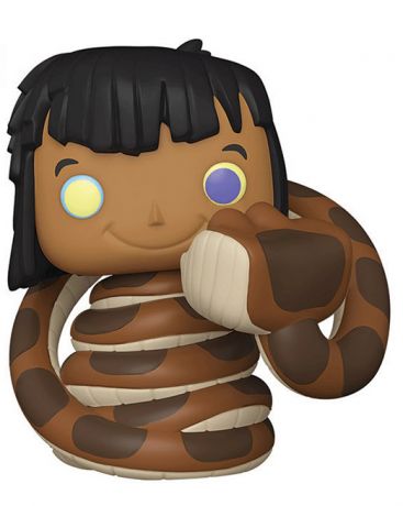 Figurine Funko Pop Le Livre de la Jungle [Disney] #987 Mowgli avec Kaa