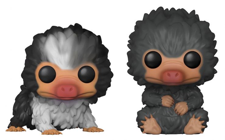Figurine Funko Pop Les Crimes de Grindelwald Bébés Niffleurs - Noir et Gris - 2 Pack