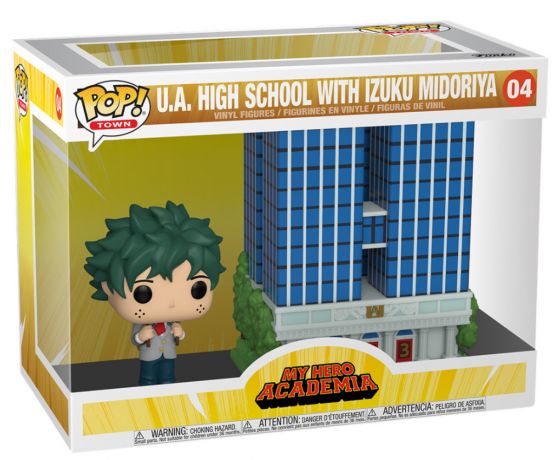 Figurine Funko Pop My Hero Academia #04 Deku en uniforme avec l'école