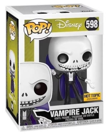 Figurine Funko Pop L'étrange Noël de M. Jack [Disney] #598 Vampire Jack - métallique 