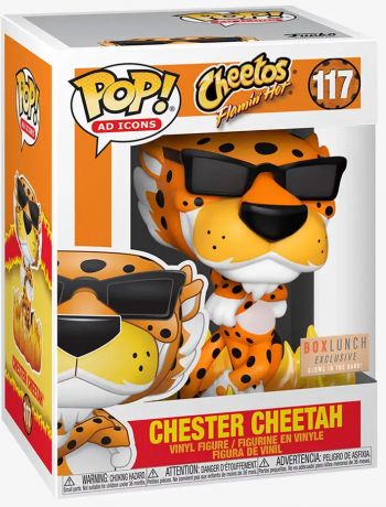 Figurine Funko Pop Icônes de Pub #117 Chester le Guépard - Glows in the Dark