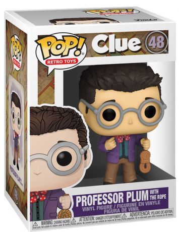 Figurine Funko Pop Hasbro #48 Professeur Peter  Violet - Cluedo