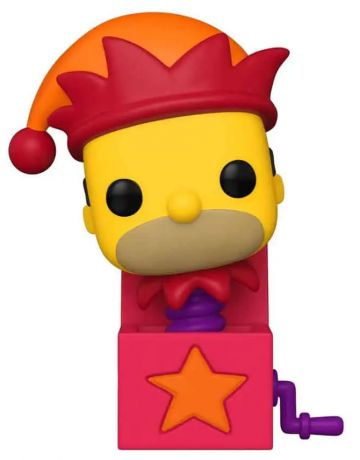 Figurine Funko Pop Les Simpson #1031 Homer Jack In The Box - Glow in the dark