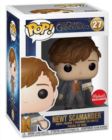 Figurine Funko Pop Les Crimes de Grindelwald #27 Norbert Dragonneau - Carte postale