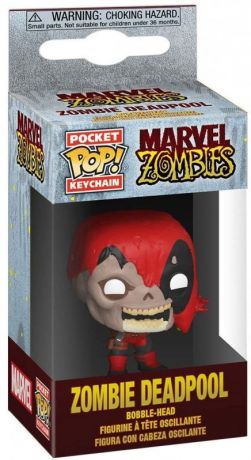 Figurine Funko Pop Marvel Zombies Deadpool zombie - porte clés