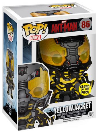 Figurine Funko Pop Ant-Man [Marvel] #86 Costume Jaune - Glow in the dark