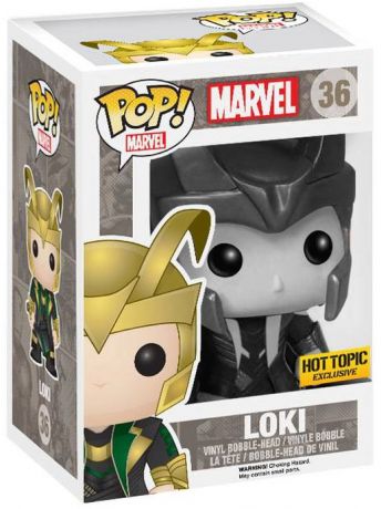 Figurine Funko Pop Marvel Comics #36 Loki noir et blanc