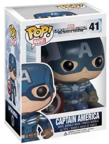 Figurine Funko Pop Captain America : Le Soldat de l'hiver #41 Captain America soldat d'hiver