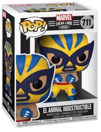 Figurine Funko Pop Marvel Lucha Libre #711 El animal indestructible