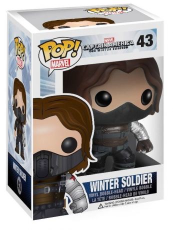 Figurine Funko Pop Captain America : Le Soldat de l'hiver #43 Soldat d'hiver démasqué