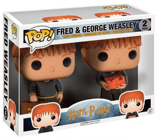 Figurine Funko Pop Harry Potter Fred et George Weasley - Pack