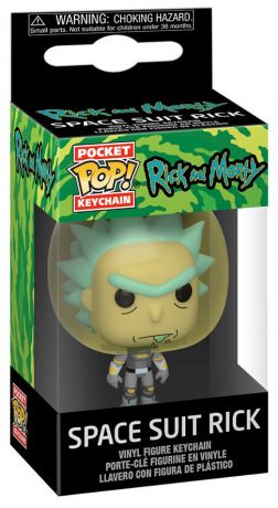 Figurine Funko Pop Rick et Morty Rick astronaute - Porte-clés