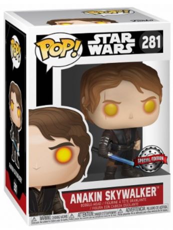 Figurine Funko Pop Star Wars 3 : La Revanche des Sith #281 Anakin Skywalker coté obscur 