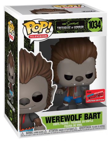 Figurine Funko Pop Les Simpson #1034  Loup-garou Bart