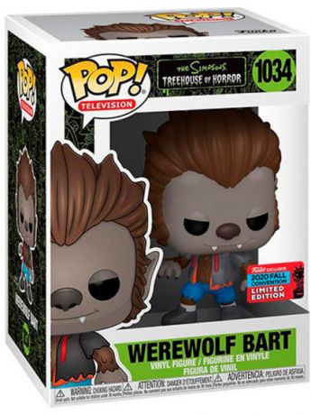 Figurine Funko Pop Les Simpson #1034  Loup-garou Bart