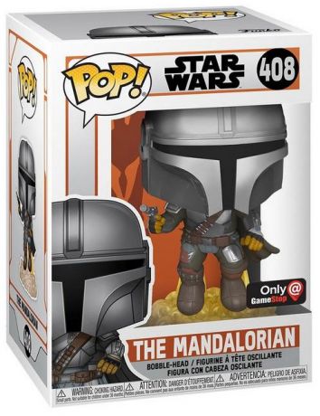 Figurine Funko Pop Star Wars : Le Mandalorien #408 Mandalorien 