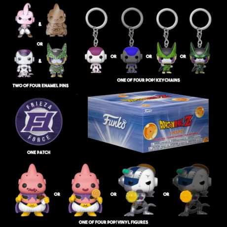 Figurine Funko Pop Dragon Ball Z Box collector Méchants Dragon bal z