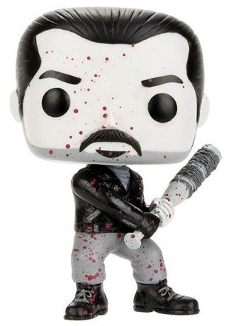 Figurine Funko Pop The Walking Dead #390 Negan - Noir et Blanc - Ensanglanté