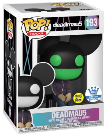 Figurine Pop  C l brit s 193 pas  ch re Deadmau5 Glow  