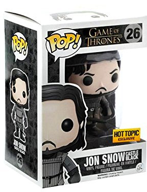 Figurine Pop Game of Thrones pas cher : Jon Snow - Au-delà du Mur - Porte-clés