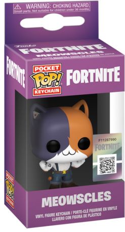 Figurine Funko Pop Fortnite Meowscles - Porte clés