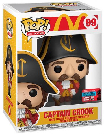 Figurine Funko Pop McDonald's #99 Capitaine Crook 