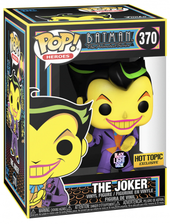 Figurine Funko Pop Batman : Série d'animation [DC] #370 Le Joker Black Light
