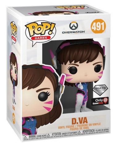 Figurine Funko Pop Overwatch #491 D.VA Diamant