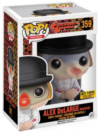 Figurine Funko Pop Orange mécanique #359 Alex DeLarge masqué