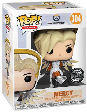 Figurine Funko Pop Overwatch #304 Mercy - Diamant 