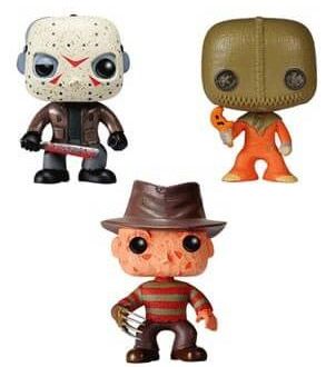 Figurine Funko Pop Les Griffes de la nuit #11 Horreur pocket (Jason, Freddy, Sam)