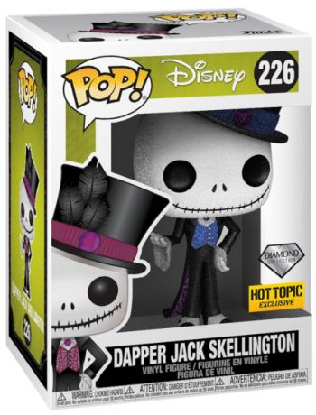Figurine Funko Pop L'étrange Noël de M. Jack [Disney] #226 Dapper Jack Skellington diamant