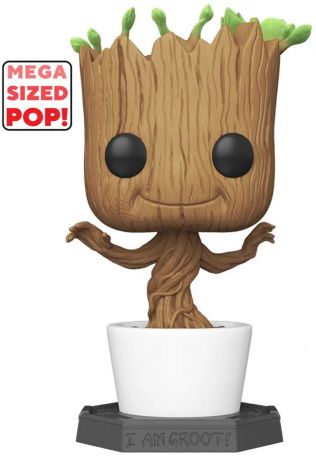 Figurine Funko Pop Les Gardiens de la Galaxie [Marvel] #01 Groot Dançant - 46 cm - Flocked